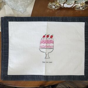 Kate Spade Take the Cake Pretty Pantry Placemats Set of 2